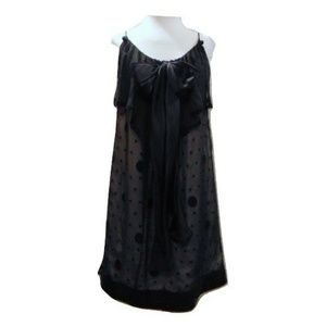 Hanii Y silk polka dot dress Sz 42 L